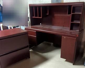 Desk And Filing Cabinet
