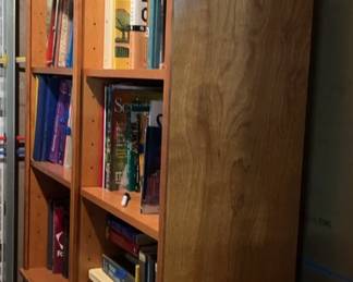 Walnut Colored Wooden Book Shelf