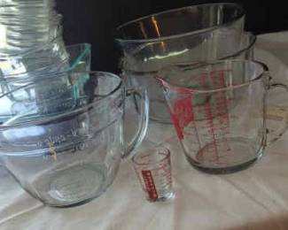 Clear Glass Anchor Hocking, Pyrex, Serving Dishes And More