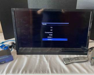 Vizio 28 Flat Screen tv, Linksys Etherfast Cable DSL Router  DLInk Airplus Xtreme Wireless Router