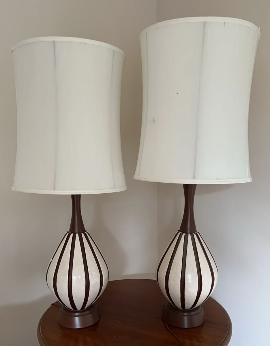2 MCM Table Lamps