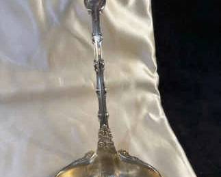 Large Sterling Monogrammed Ladle