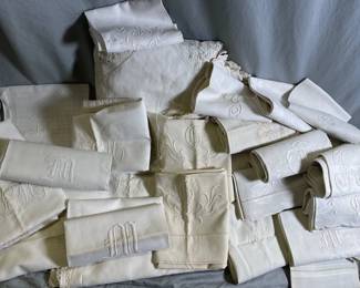 Vintage Monogrammed Linens