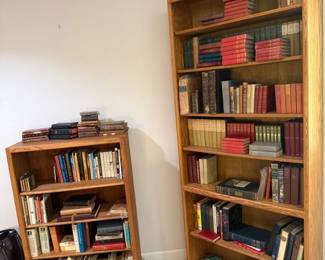 Two Oak Bookcases