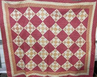 Antique Quilt Evening Star Pattern