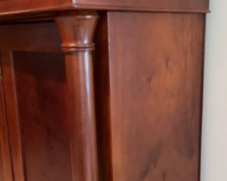 Vintage Cherry 2Door Office Cabinet