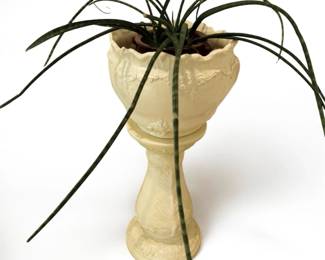 Ceramic Pedestal Plant Stand