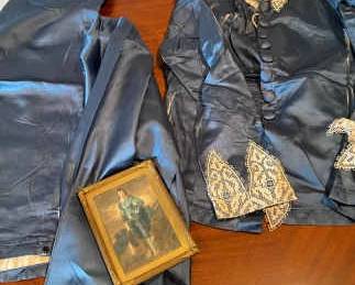 Antique The Blue Boy Portrait And Outfit