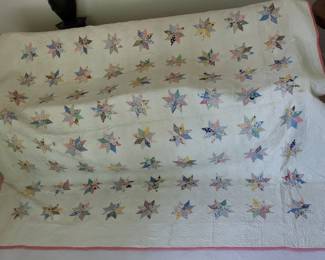 Handmade Crazy Star Quilt