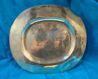 Marked 925 Silver Oval Plate