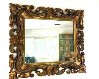 Large Gilded Wall Mirror