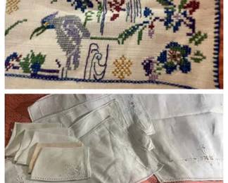 Handmade Lace And Embroidered Linens