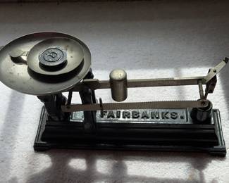 Vintage Cast Iron Fairbanks Balance Scale