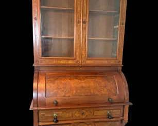 Antique Victorian Eastlake Secretary Bookcase