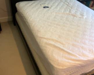 Full Size Solid Wood Bed With SpringAir Mattress And Box Spring