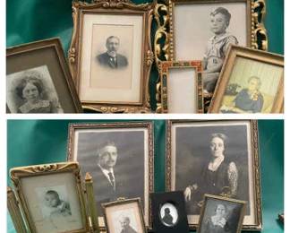 Antique Photos In Frames