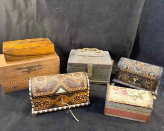 Variety Of Vintage Collectible Boxes