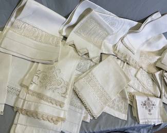 Vintage Hand Towels And Bedding