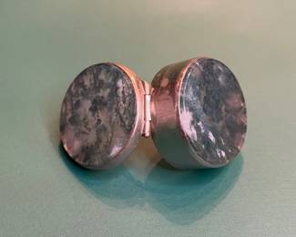 Moss Agate Pillbox