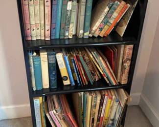 Small Bookshelf With Vintage Childrens Books