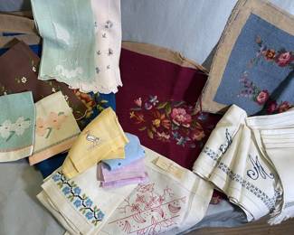 Hand Embroidered Towels And More