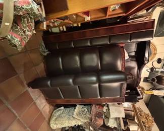 King and queen size sleigh beds, King 1600. reg price 65% off sale price $560.  Queen 1400. sale price $490.