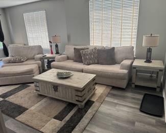 Sofa & large chair in excellent condition