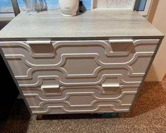 2 drawer storage cabinet