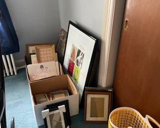 huge vintage picture frame selection