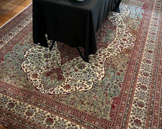 Large machine made rug $250