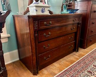Chest that extends into a dining table $50