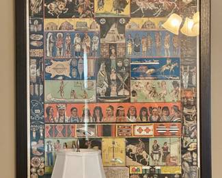 "Indians of North America" framed print $300