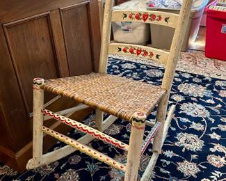 Painted rocker $10