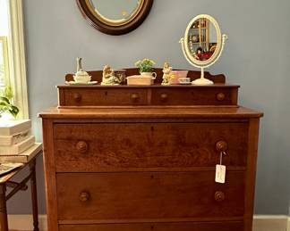 Walnut chest $250