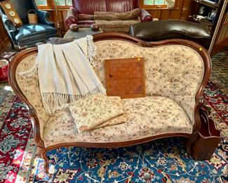 Victorian settee $100