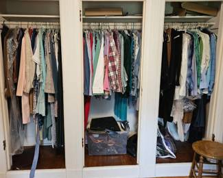 Lots of Woman`s Clothing.