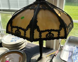Bent panel lamp with broken panel AS IS $50
