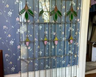 Stained glass panels $50 each, four available