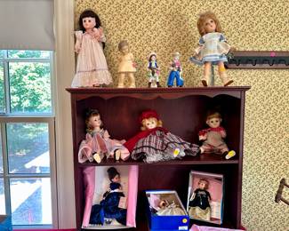 Vintage dolls including Madam Alexander, most $10-25