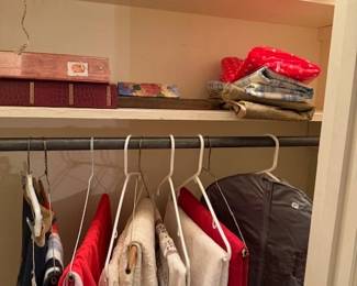 Hats, table cloths some vintage