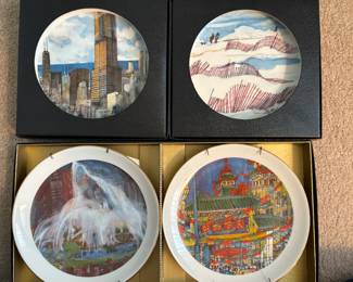 Chicago Collector Plates 