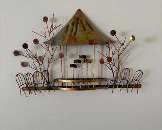 Metal Copper Wall Art 