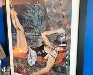 Framed Art Print “Aperitif Ritz” – Vintage Parisian Glamour Poster