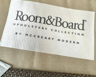 Modern Taupe Fabric Chair by Room & Board – Oversized Lounge Seating