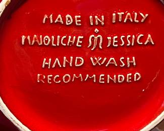 Majoliche Jessica dishes made in Italy