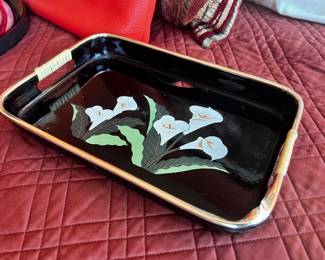 Lacquered small tray