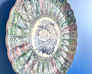 Vintage Decorative Porcelain Charger Plate