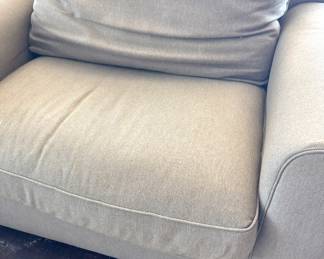 Room & Board Upholstery Collection – Contemporary Armchair in Neutral Fabric