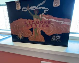 Vintage Liquore Strega Italian Advertising Case – Ditta Giuseppe Alberti Benevento