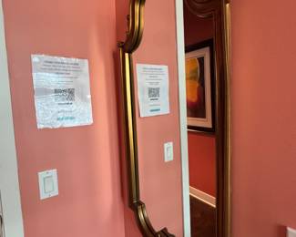 Vintage Ornate Gold Wall Mirror – French Rococo Style Decorative Frame